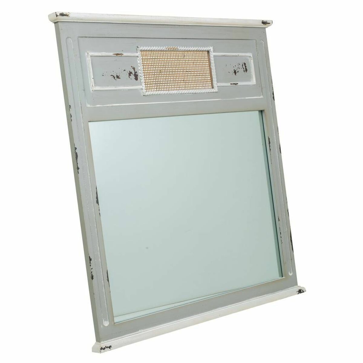 Espelho de parede Alexandra House Living Cinzento 3 x 76 x 70 cm Retangular